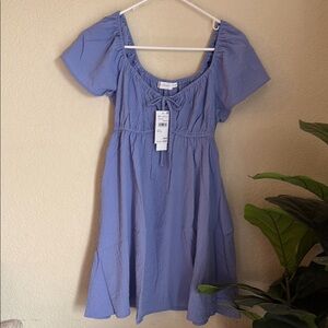 In Favor Periwinkle Dress